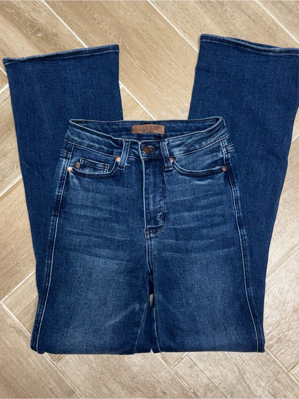Judy Blue Boot Cut Jeans Dark Wash Size 1 25 - Picture 4 of 8